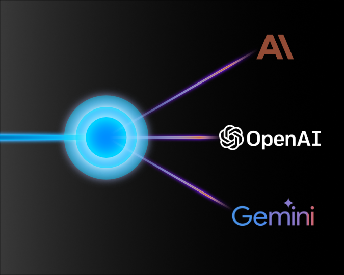 OpenAI, Anthropic, and Google Gemini unified through a single MAIG SDK